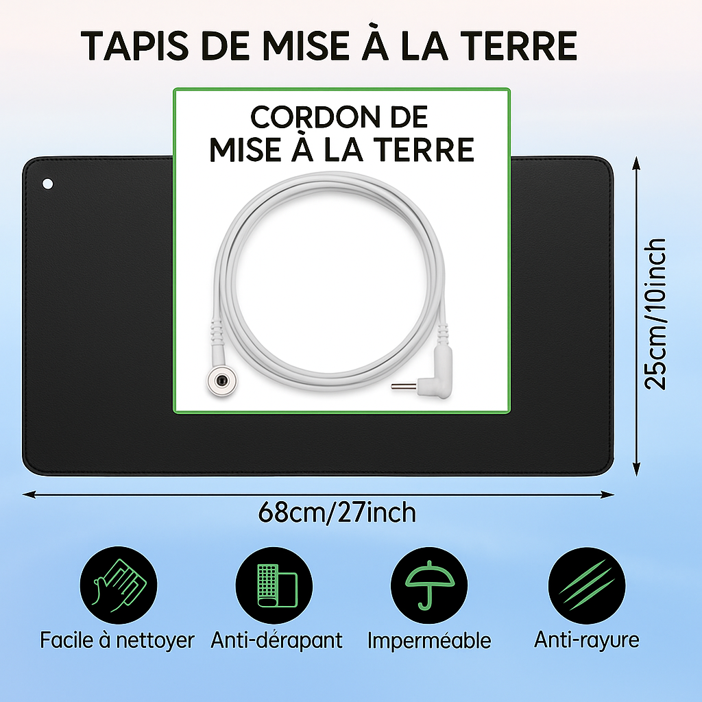 Tapis de connexion à la terre